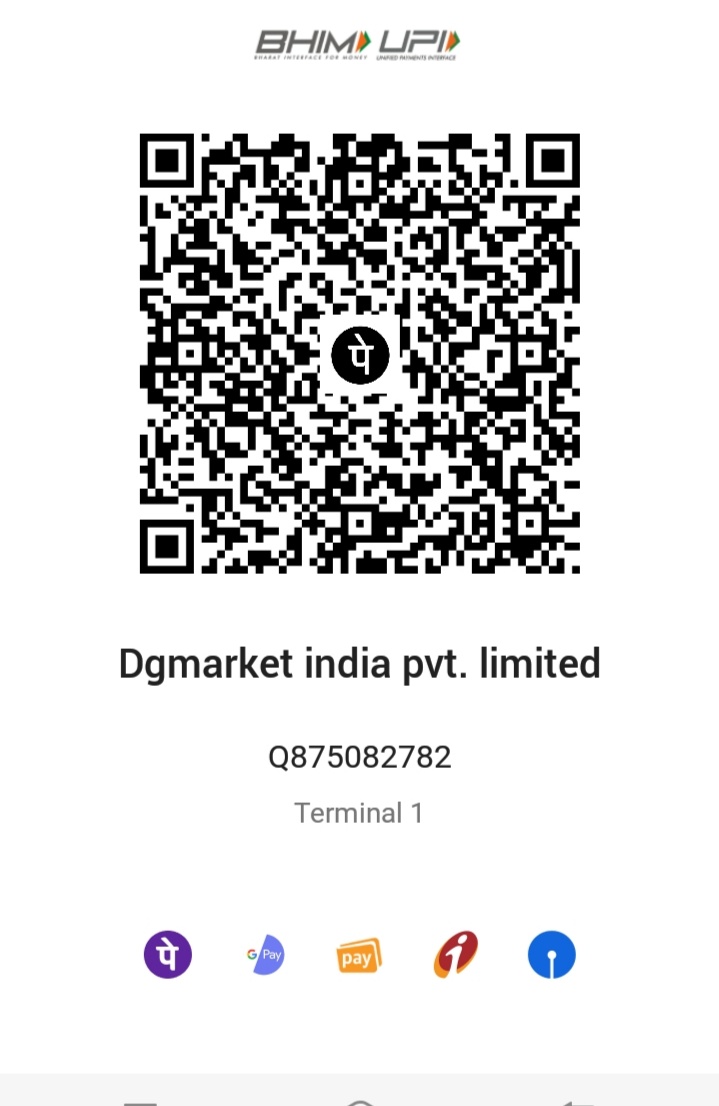 Dgmarket India Pvt. Ltd. QR code for payment